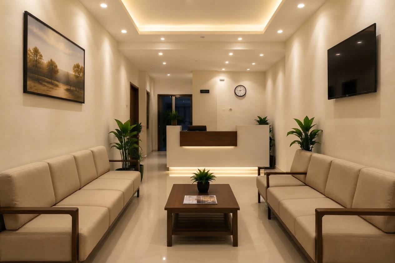 Standard lighting - before